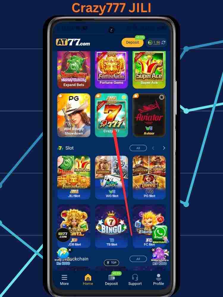 5 Best AT77 Earning-Games Crazy777 JILI