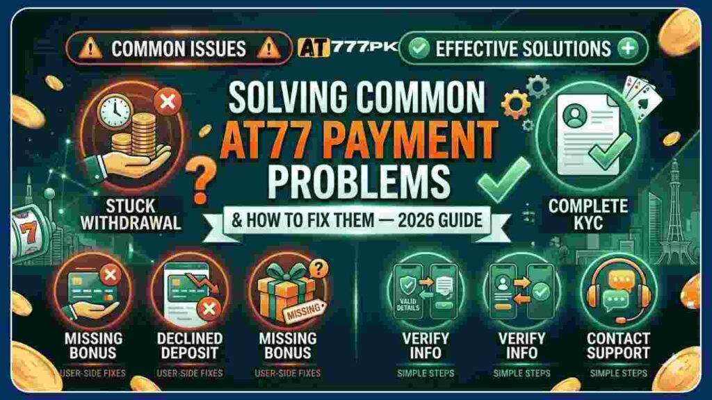 Payment problems on AT77 Game