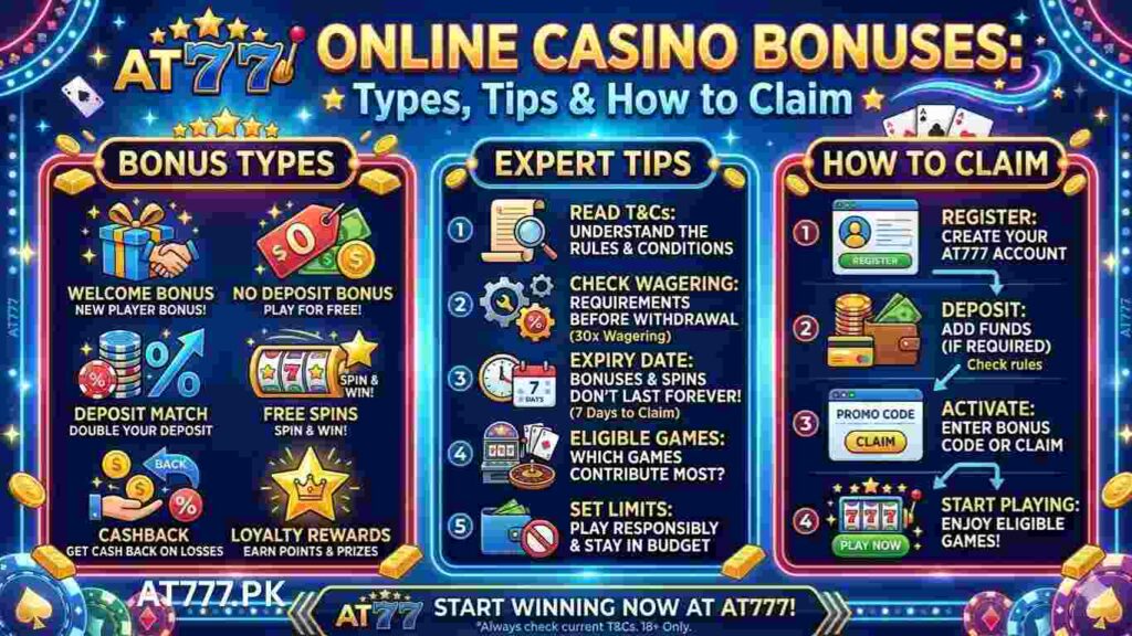 AT777 Game Online Casino Bonuses
