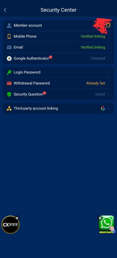 AT777 Game Security Center Details